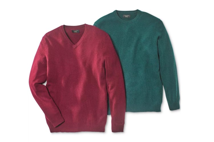 A cashmere sweater is a great gift for Libra men.