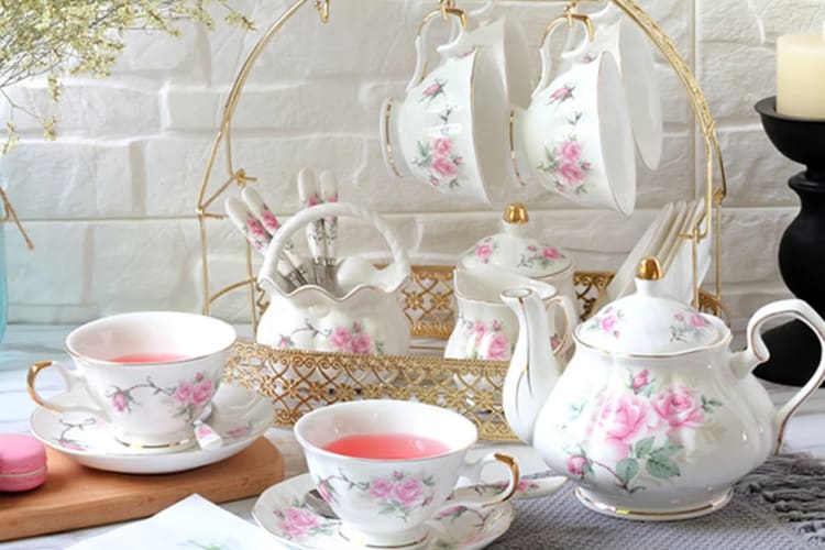 porcelain tea set