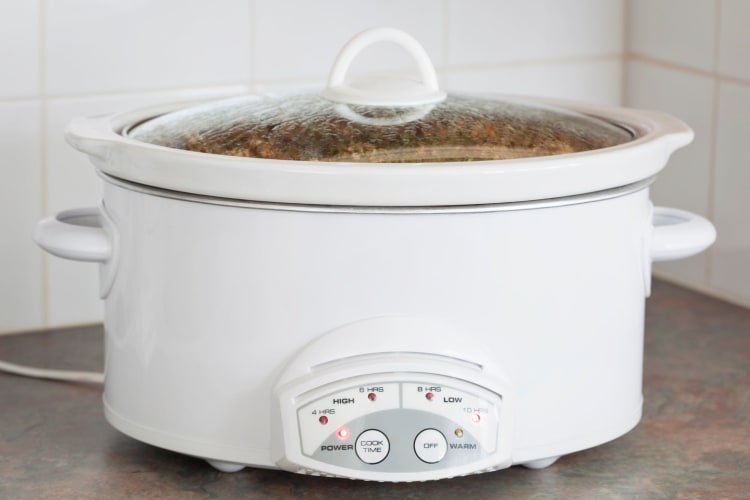 A slow cooker can be used when preparing beef tallow.