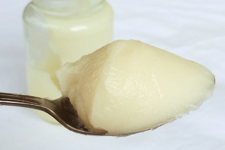 a spoonful of beef tallow