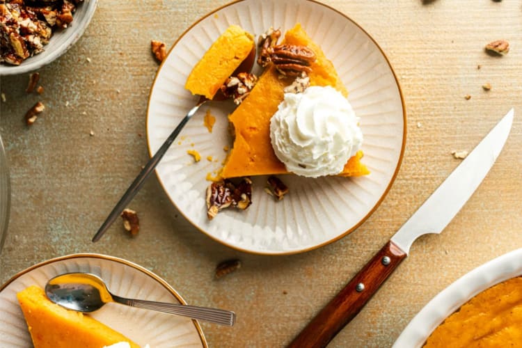 crustless pumpkin pie