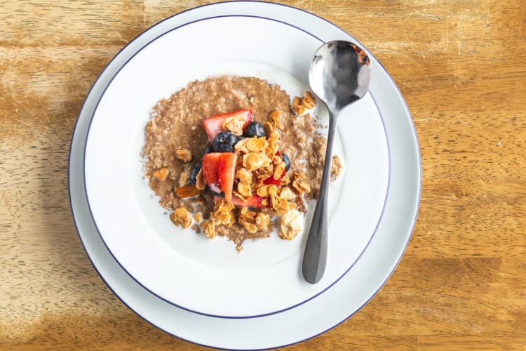 Artisanal oatmeal at Le Petit Marche is a fantastic breakfast in Atlanta.