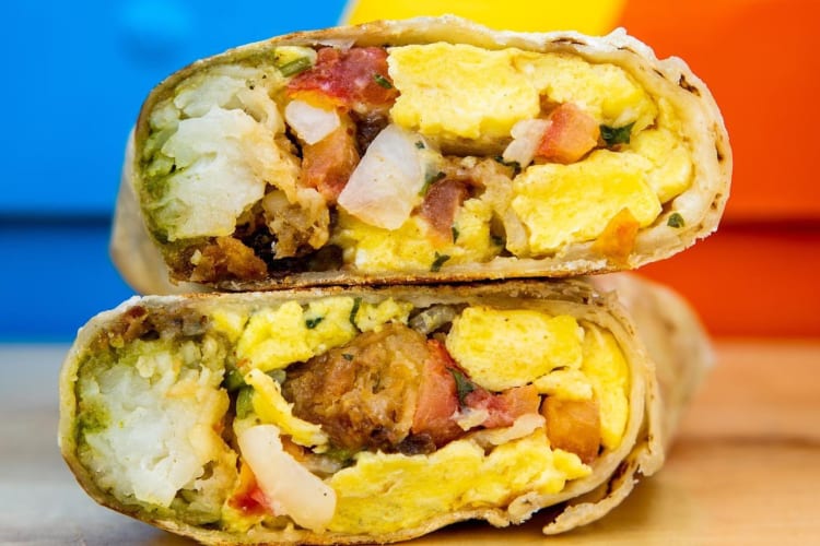 Muchacho's burritos are some of the best breakfast in Atlanta.