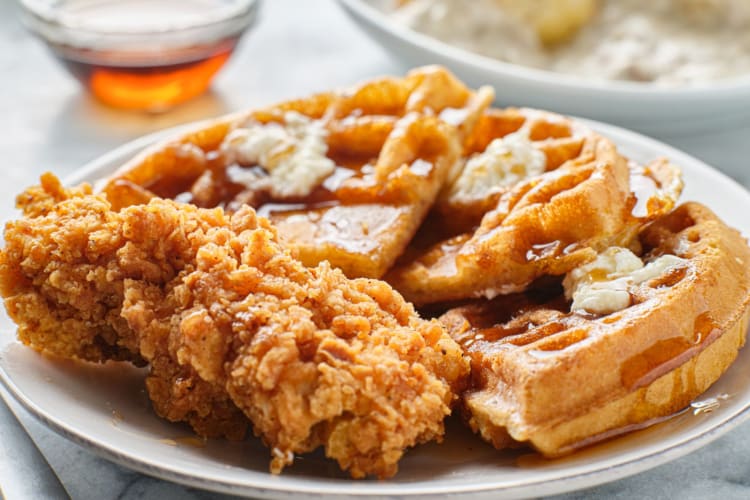 chicken and waffles