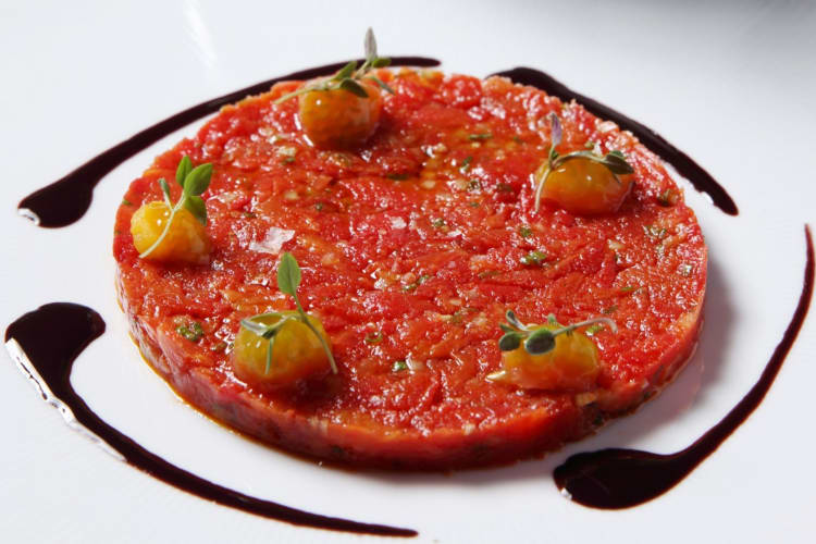 tomato beef tartare