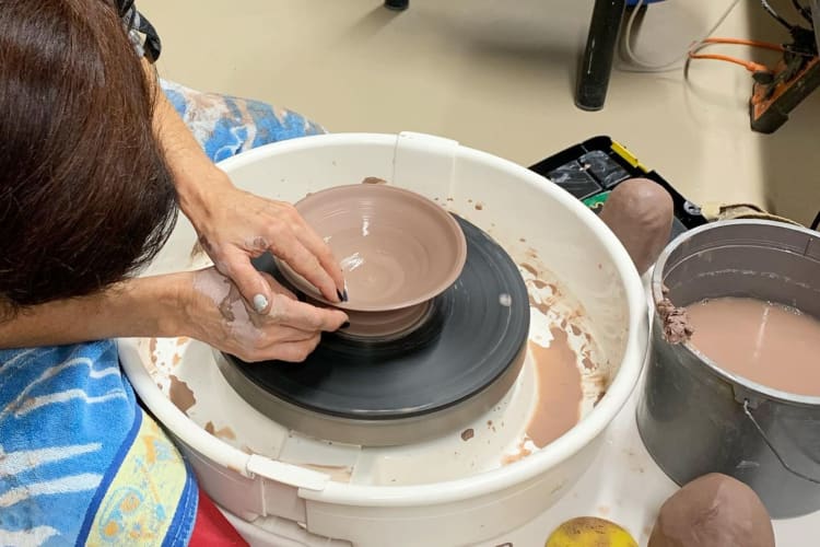 Pottery-making is a fun San Diego birthday idea.