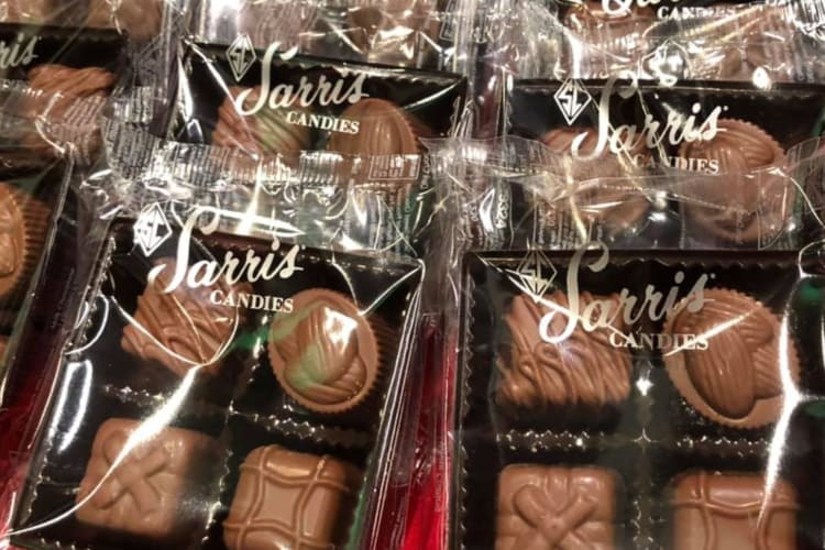 Sarris Candies chocolate is a famous Pittsburgh food.