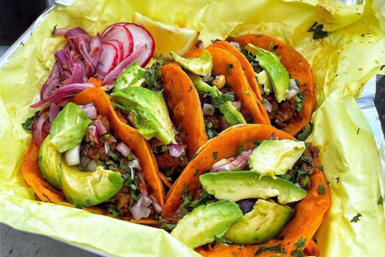 Crunchy tacos are an essential Los Angeles food.