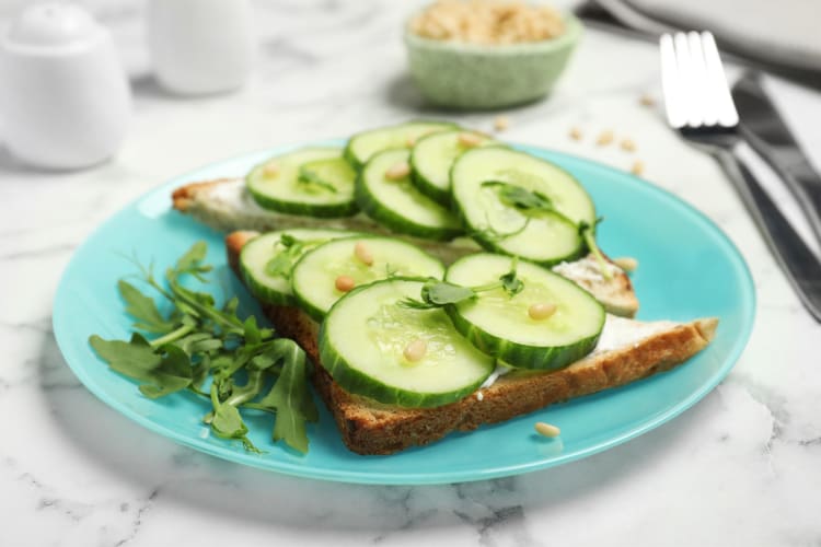 English cucumber sandwiches