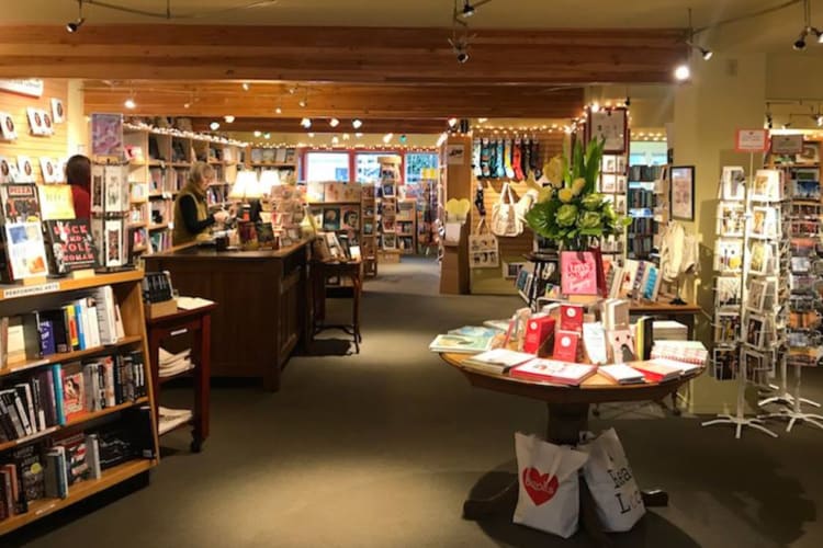 Browse a famous bookshop as a relaxing birthday idea in Seattle.