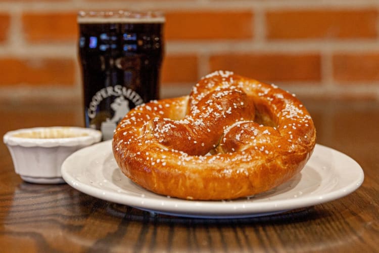 pretzel and beer