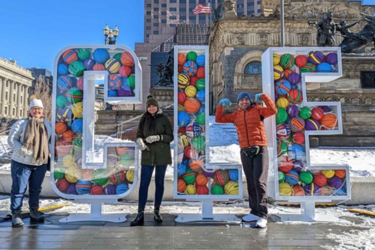 A walking tour is a perfect team building activity in Cleveland.