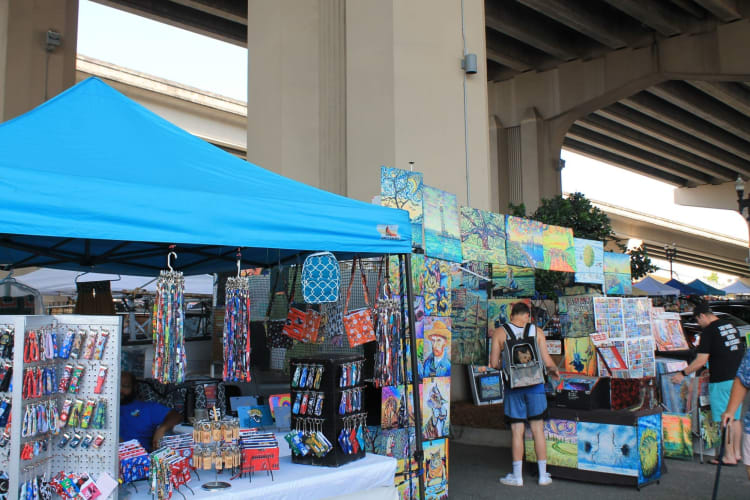 Riverside Arts Market is a great spot for a date idea in Jacksonville, FL.