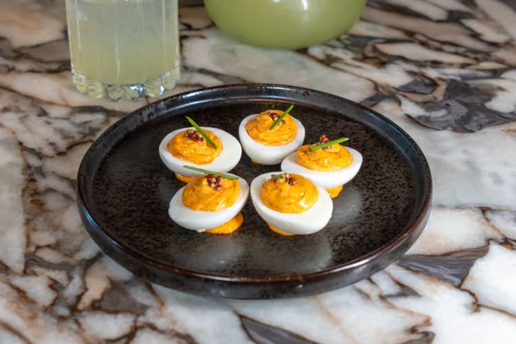 deviled eggs