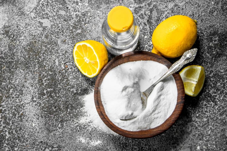 baking soda and lemon juice