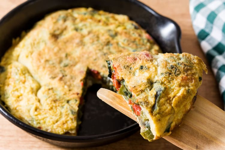 Frittata is a famous cooked egg style.