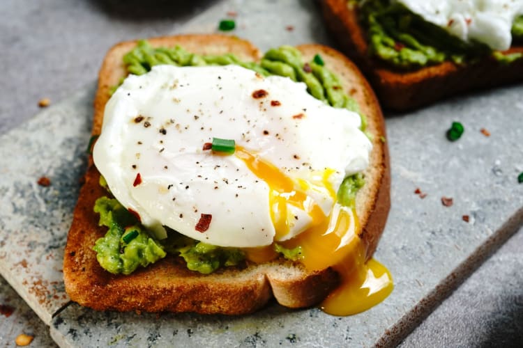 poached egg on toast