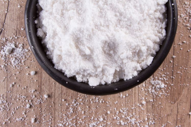 a bowl of tapioca flour