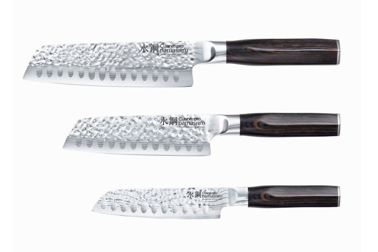 Cuisine::pro Damashiro Emperor 3-Piece Santoku Knife Set