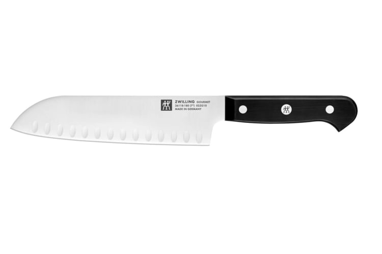 Zwilling Gourmet 7-Inch Hollow Edge Santoku Knife