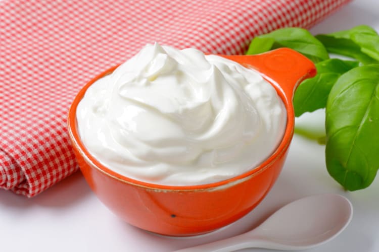 Creme fraiche is a great sour cream replacement.