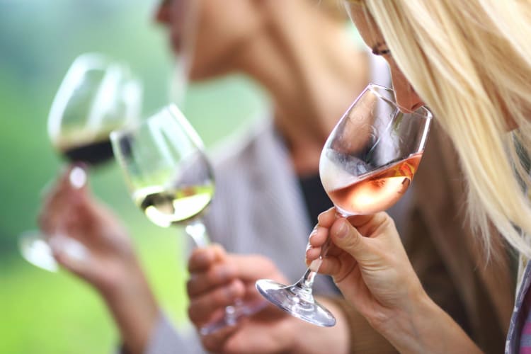 Wine tastings online are great for National Girlfriends Day.