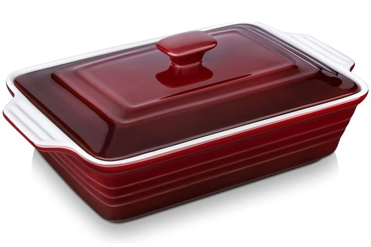 LOVECASA 4.5 Quart Non-stick Casserole Dish With Lid