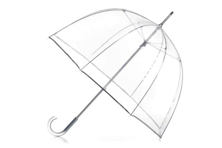 a clear bubble umbrella