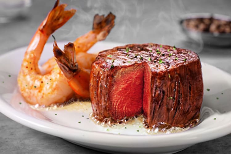 Ruth's Chris Steak House Ann Arbour restaurant steak and shrimp