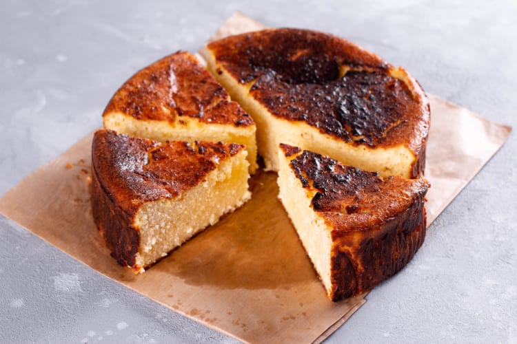 Burnt Basque cheesecake