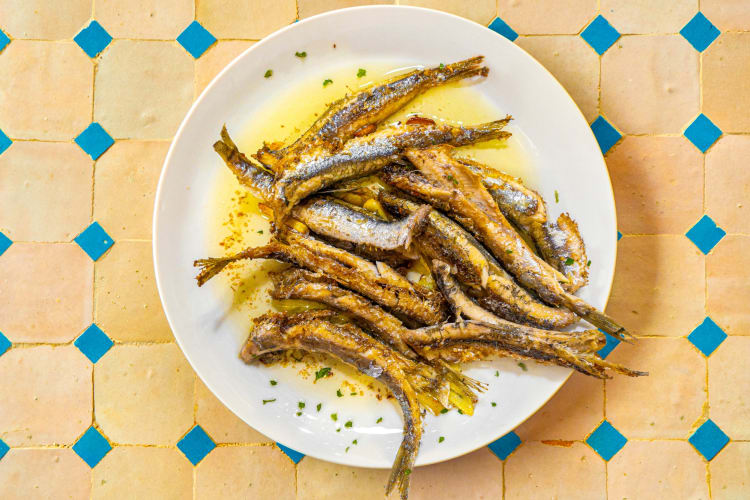 Anchovies a la Donostiarra is a tasty San Sebastian food