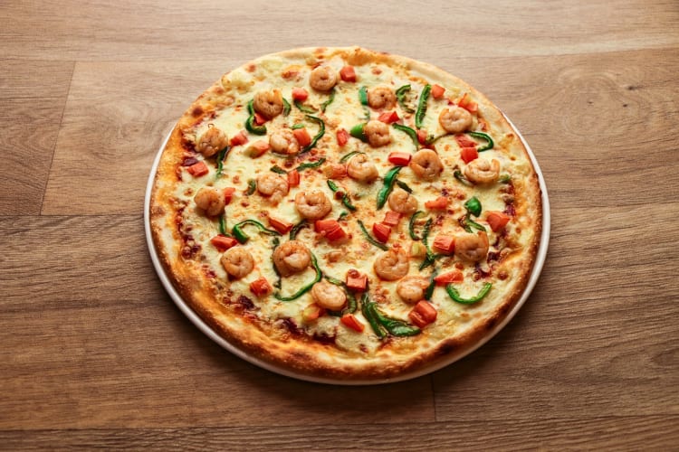 Shrimp pizza