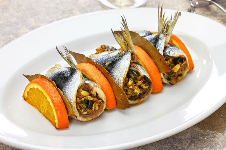 Sarde a Beccafico