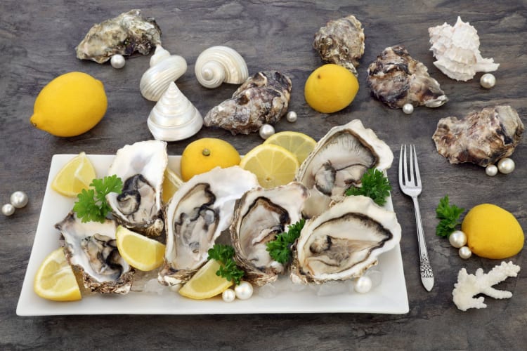 Not sure what to order at The Choptank? Why not try shucked oysters from the raw bar?