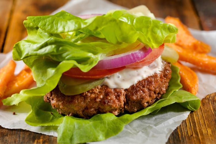 You can get a burger in a lettuce wrap on the Shake Shack secret menu