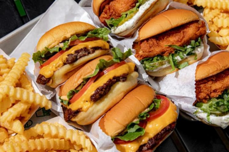 Shake Shack sells more than just great shakes, their burgers are delicious too