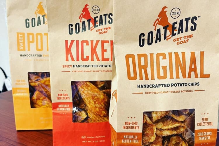 Goat Eats chips are a great St. Louis food for a snack