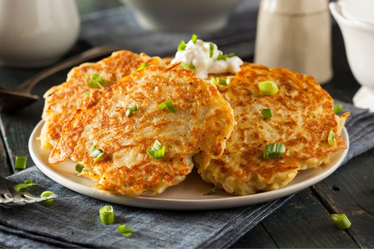 Potato boxty is one of many St. Patrick's Day foods with potatoes