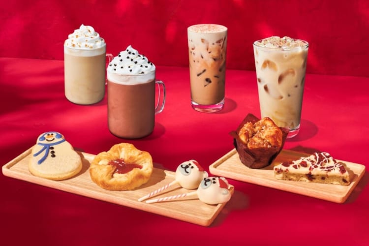 The Starbucks holiday menu is available from November 6