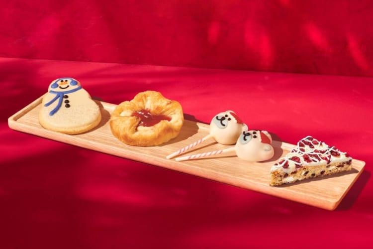 Festive baked goods from the Starbucks holiday menu