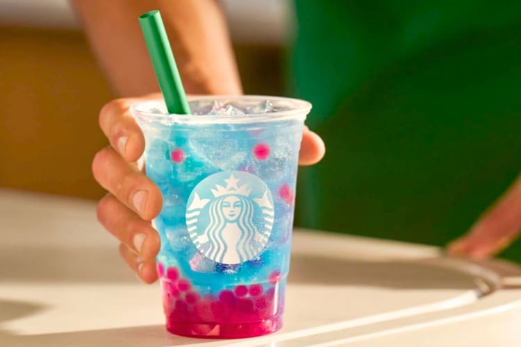 There are Starbucks summer drinks with boba
