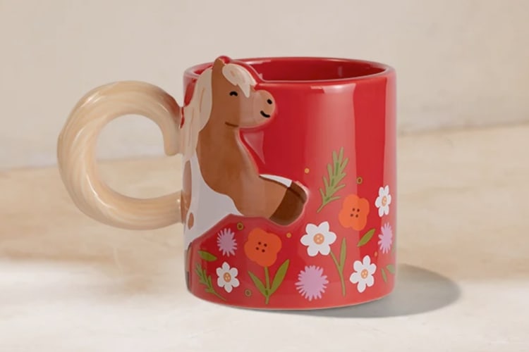 There is a Chinese New Year merch launch alongside the Starbucks Valentine's Day menu