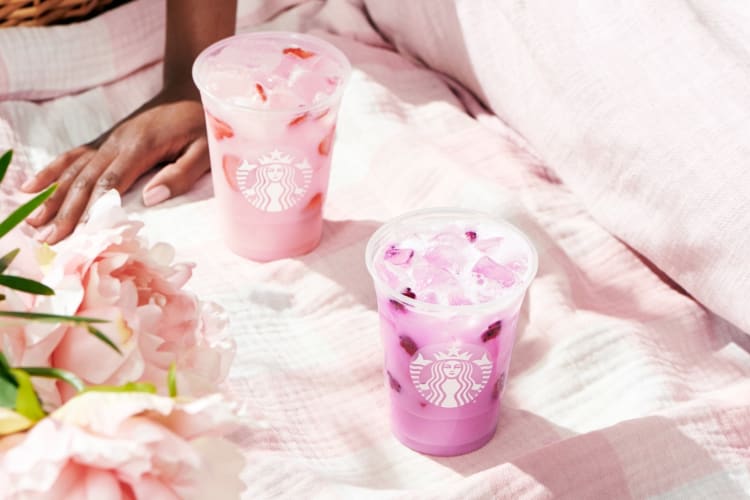 The Starbucks Valentine's menu comes out in February