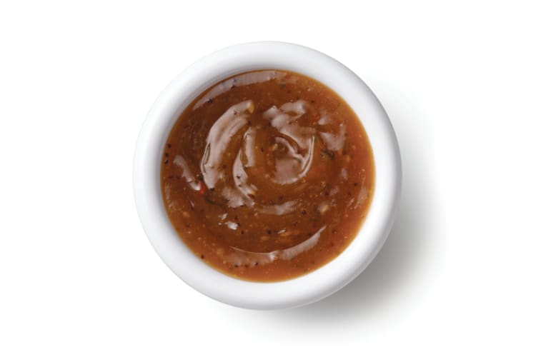A bowl of Sweet Onion Teriyaki sauce from Subway