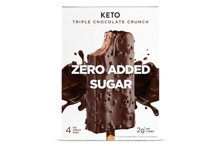A box of keto ice cream bars
