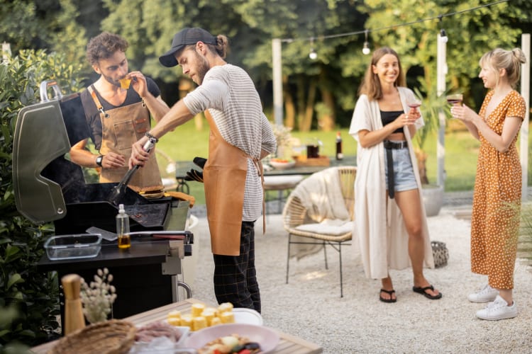 A cookout is a classic summer birthday party idea