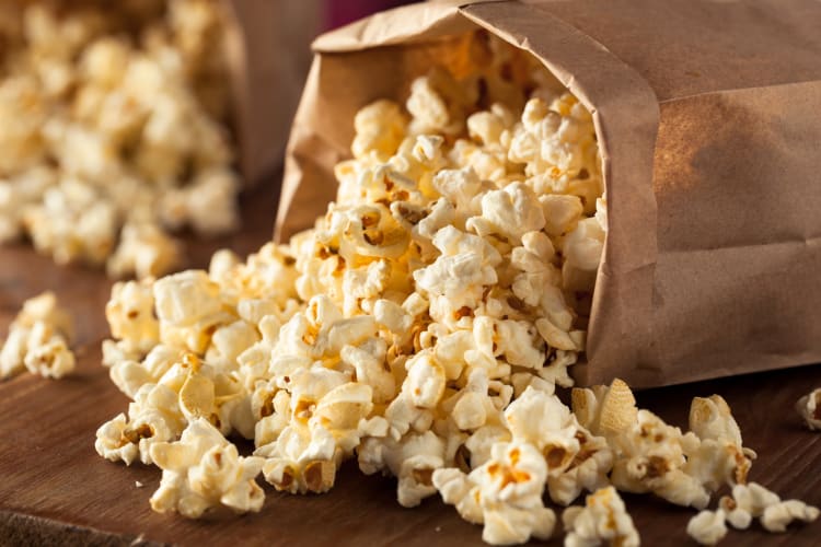 A bag of kettle corn