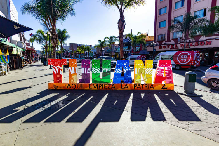 The vibrant city of Tijuana.