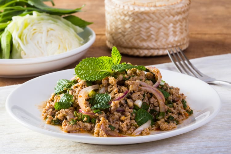 Laab is a popular Thai food