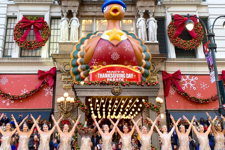 Watching the Macy's Parade is one of the best Thanksgiving activities